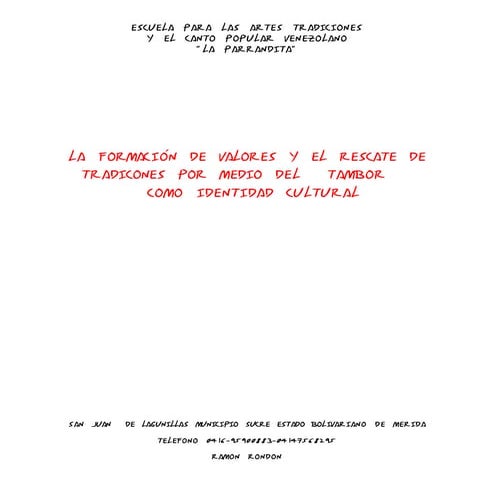 Proyecto la parrandita de la hoyada