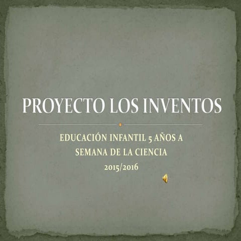 Proyecto los inventos