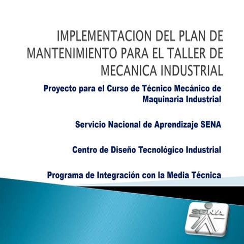 Proyecto mantenimiento