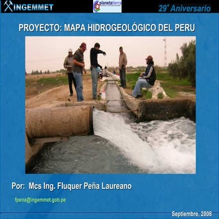 PROYECTO: MAPA HIDROGEOLÓGICO DEL PERU