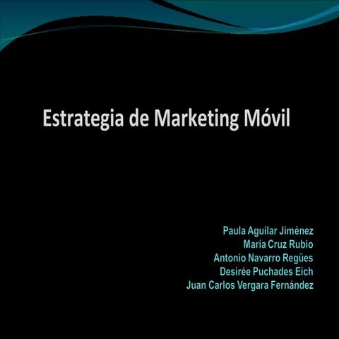 Proyecto marketing móvil