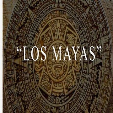 Presentacion cultura maya | PPTX