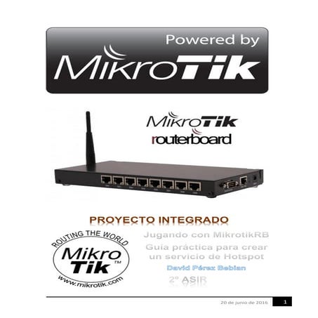 Proyecto Hotspot mikrotik