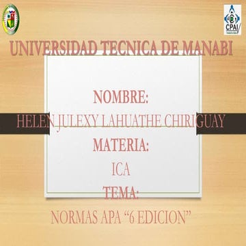 Proyecto normas APA