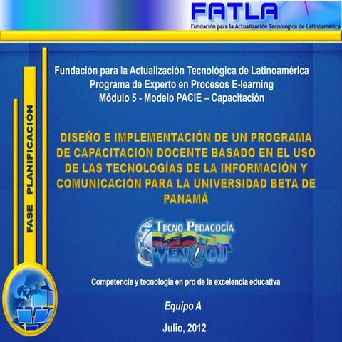 Proyecto pacie fase planificacion equipo a 2012