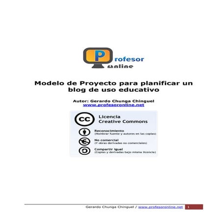 Proyecto para implementar blogs educativos