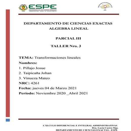 Proyecto parcial iii_ proyecciones lineales