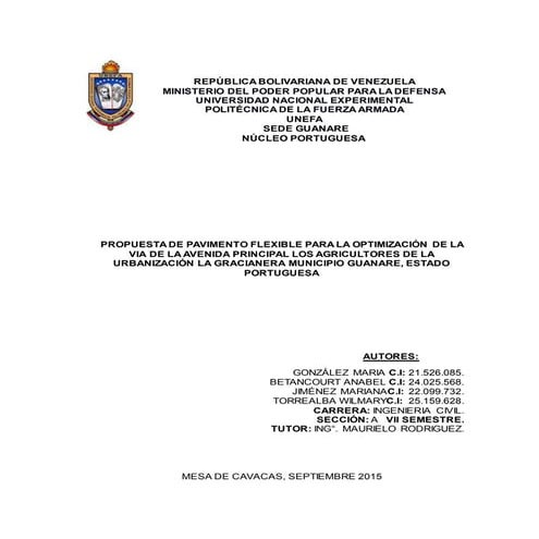 Proyecto Pavimento Flexible