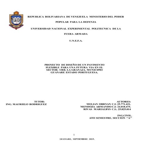 Proyecto pavimento flexible.