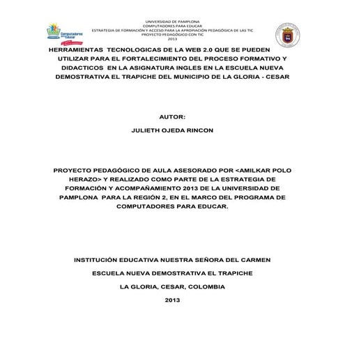 Formato proyectos de aula 31525 2 | PDF