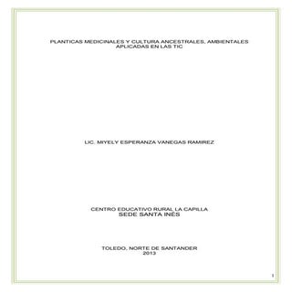 proyecto educativo plantas medicinales