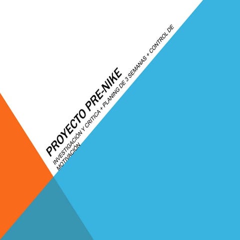 Proyecto pre nike