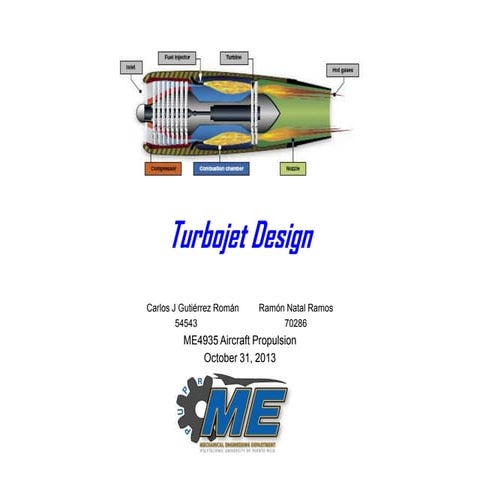 Turbojet Design Project