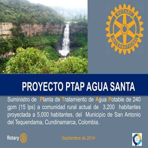 Proyecto ptap agua santa