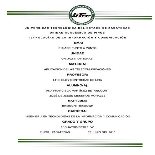 Proyecto punto a punto