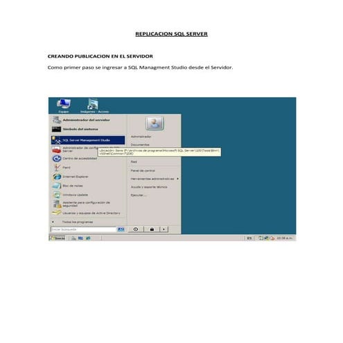 Proyecto replicacion con sql server