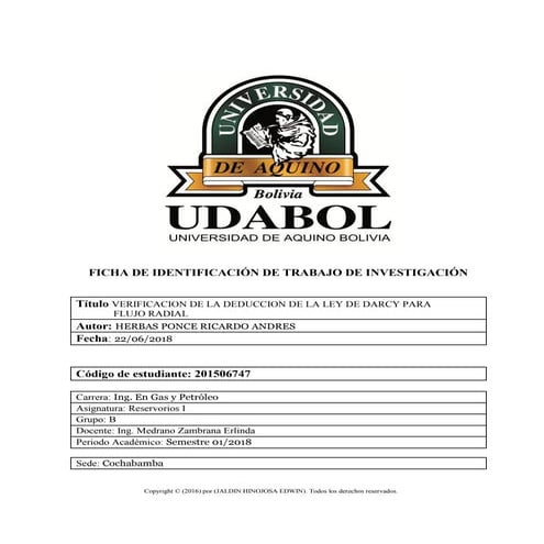 Proyecto reservorios