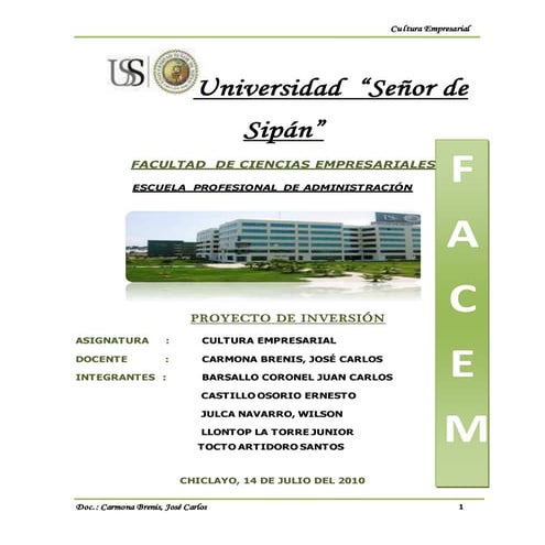 Proyecto restaurant cascada park trabajo final(presentación)