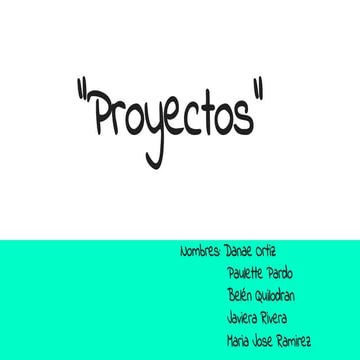 Proyectos