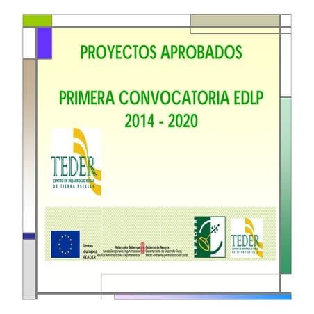 Proyectos primera-convocatoria-edlp-te | PDF