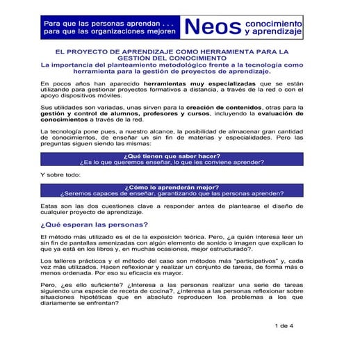 Proyectos Aprendizaje