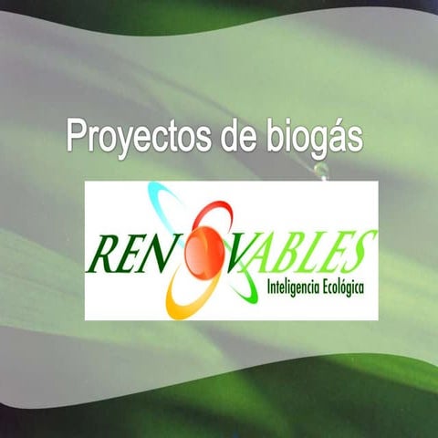 Proyectos biogás