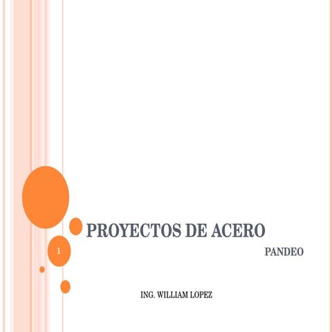 ACERO ESTRUCTURAL - PANDEO