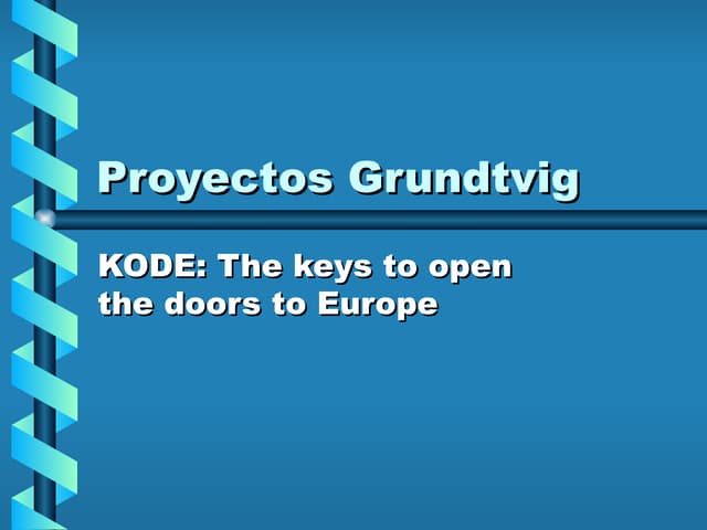 Proyectos grundtvig  antequera