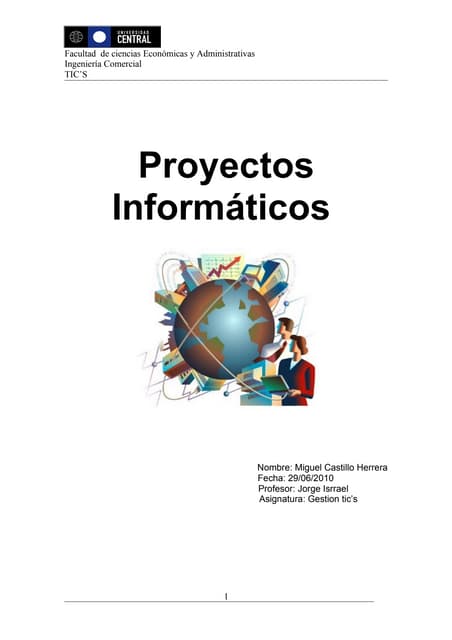 Informe proyecto informaticos | PDF