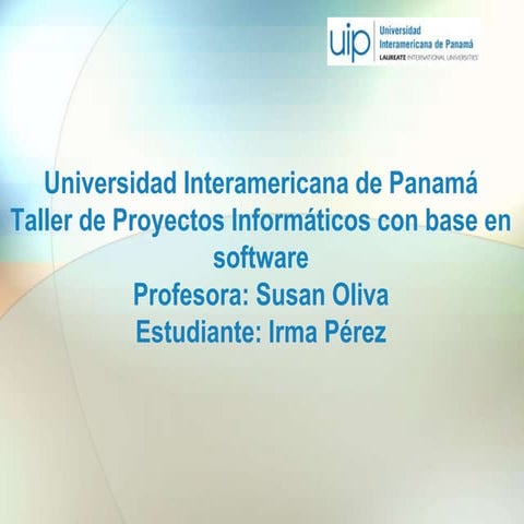 Proyectos informaticos | PPTX