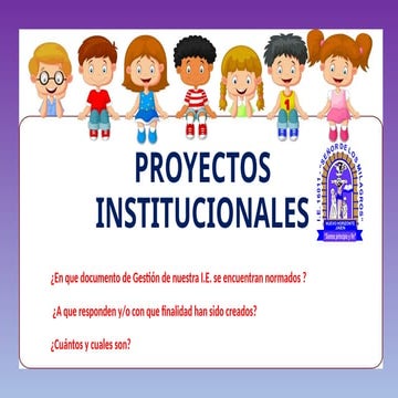 PROYECTOS INSTITUCIONALES DE ESCUELA PRIMARIA Y SECUNDARIA