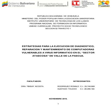 Proyecto socio tecnologico-tibisay