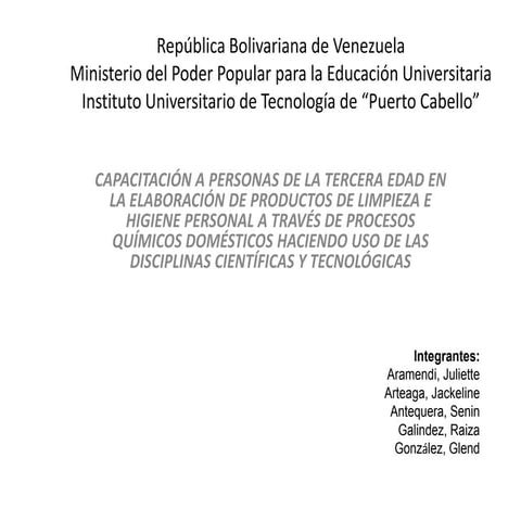 Proyecto socio comunitario(tic)