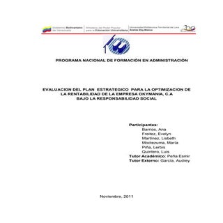 Proyecto Socio Productivo