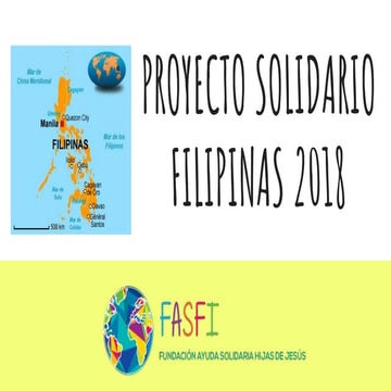 Proyecto solidario filipinas curso 17 18