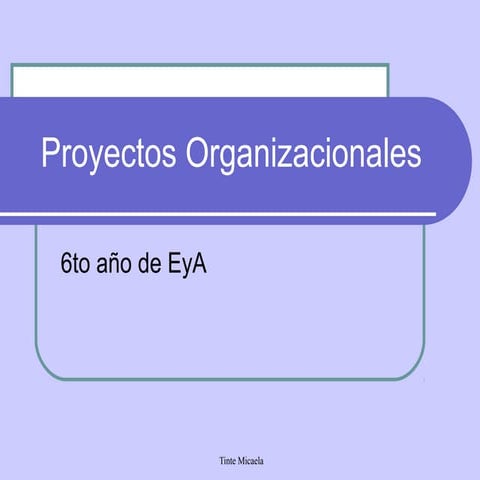 Etapas de un proyecto | PPT