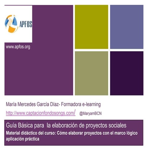 Proyectos sociales guía básica