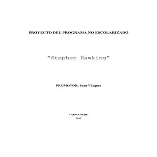 Proyecto stephen hawking