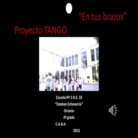 Proyecto tango en tus brazos