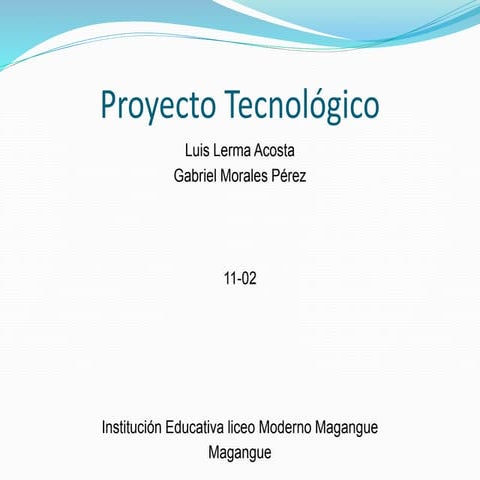 Proyecto tecnológico 