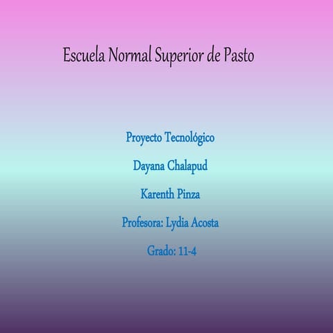 Proyecto tecnologico