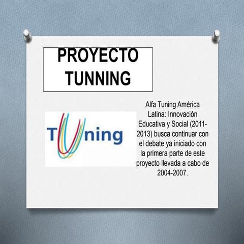 Proyecto tunning