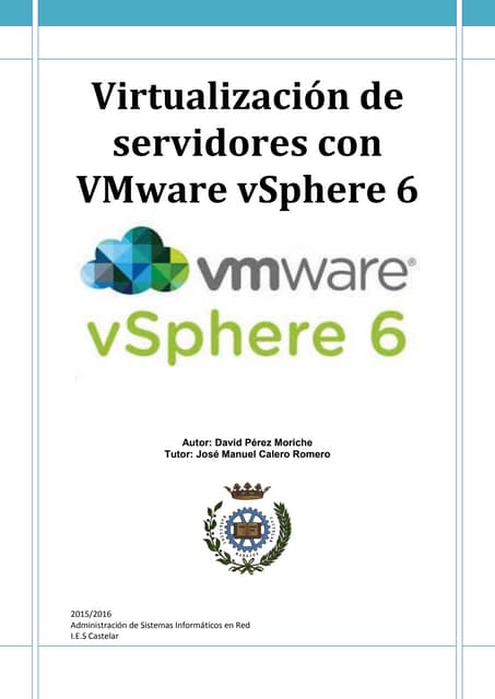 Virtualización de Servidores con VMware vSphere 6