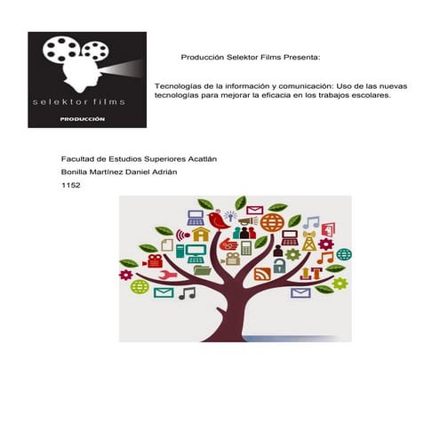 Proyecto Multimedia Web Tecnologías de Información y Comunicación