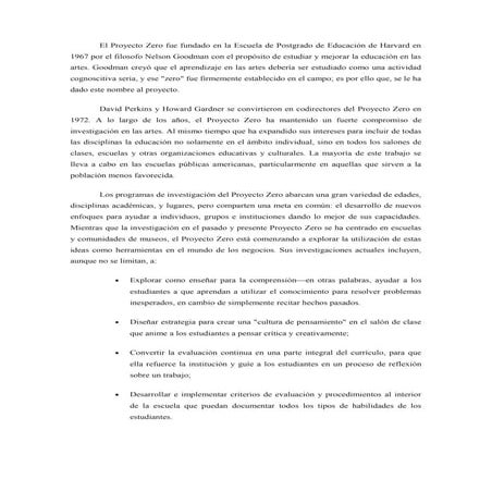 Proyecto Zero | PPTX