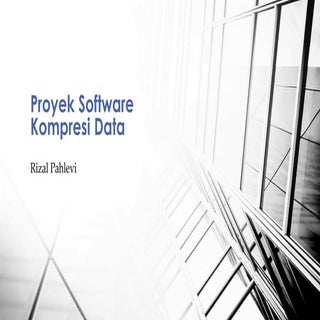 Proyek software kompresi data