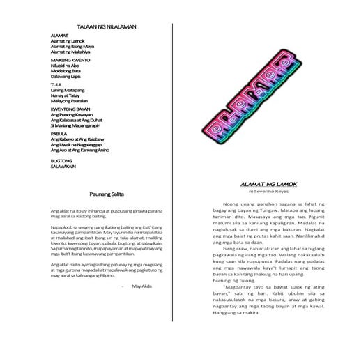 Filipino mga salitang mag katulad | PDF