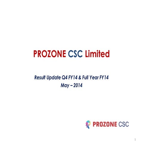 Prozone presentation 23_05_2014