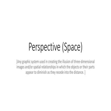 Element of Art - Space