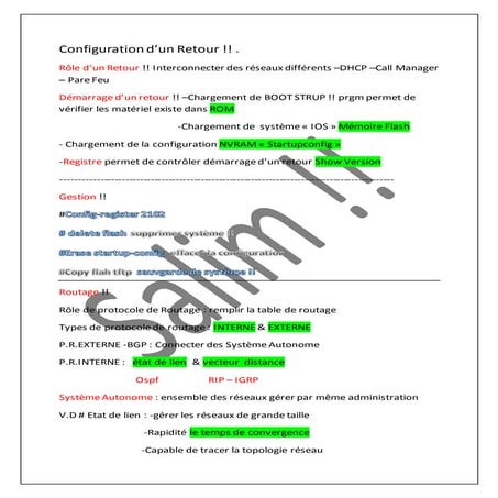 Préparation de 2015 !!